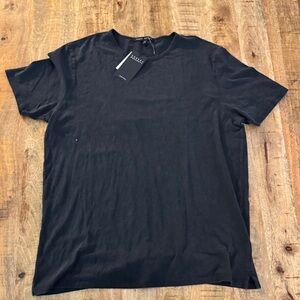 Robert Barakett Montreal men’s heathered distressed Black T-Shirt tee shirt top